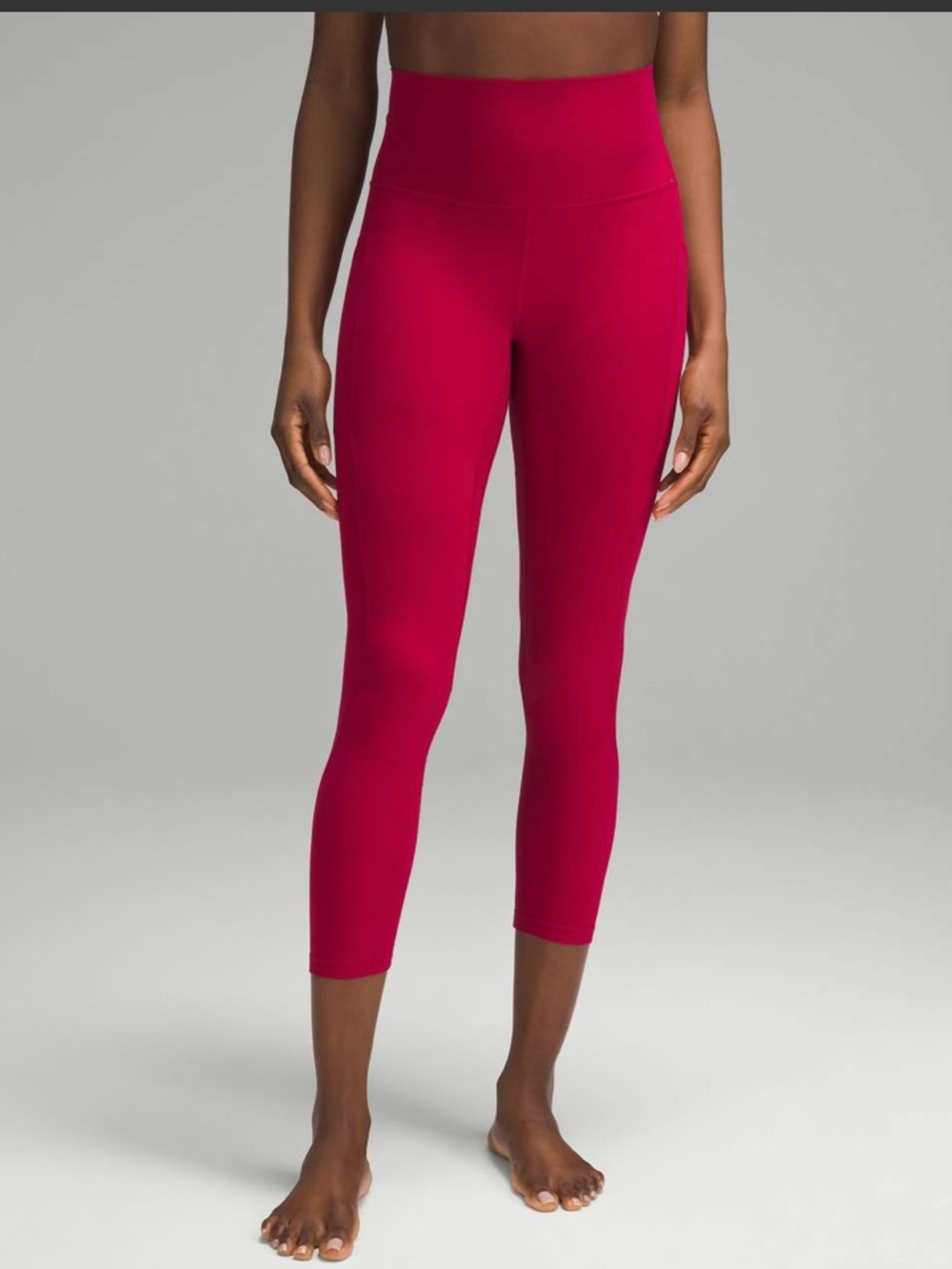 lululemon athletica Align High-Rise 25" Crop Legging in Ruby Red